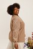 Picture of CURVY GIRL SWEATER WITH SLEEVE AND NECKLINE DESIGN